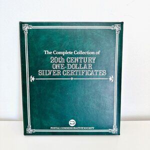 20TH CENTURY ONE DOLLAR SILVER CERTIFICATES COMPLETE COLLECTION POSTAL COMMEMORA